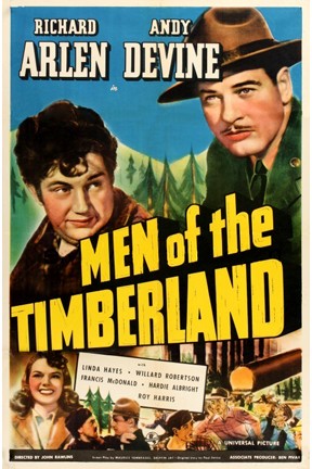 Men Of The Timberland (1941) afişi