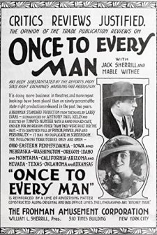 Once To Every Man (1918) afişi