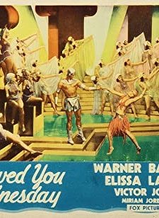 I Loved You Wednesday (1933) afişi