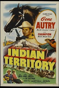 Indian Territory (1950) afişi