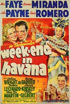 Week-end In Havana (1941) afişi