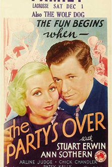 The Party's Over (1934) afişi