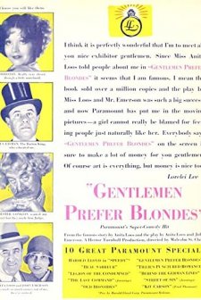 Gentlemen Prefer Blondes (1928) afişi