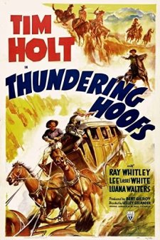 Thundering Hoofs (1942) afişi