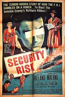 Security Risk (1954) afişi
