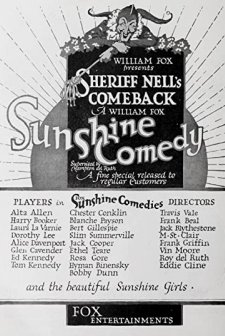 Şerif  Nell Geri Döndü (1920) afişi