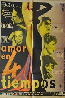 Amor En Cuatro Tiempos (1955) afişi