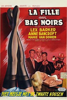 The Girl In Black Stockings (1957) afişi