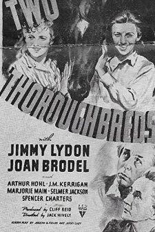 Two Thoroughbreds (1939) afişi