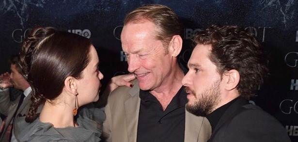 Emilia Clarke-Iain Glen-Kit Harington Emilia Clarke-Iain Glen-Kit Harington