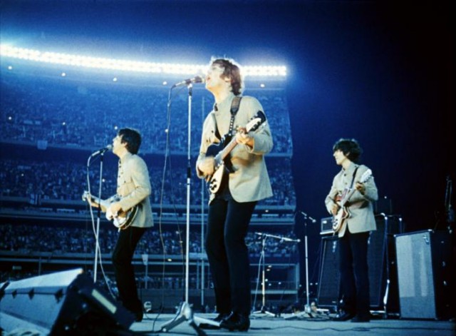 The Beatles At Shea Stadium Fotoğrafı