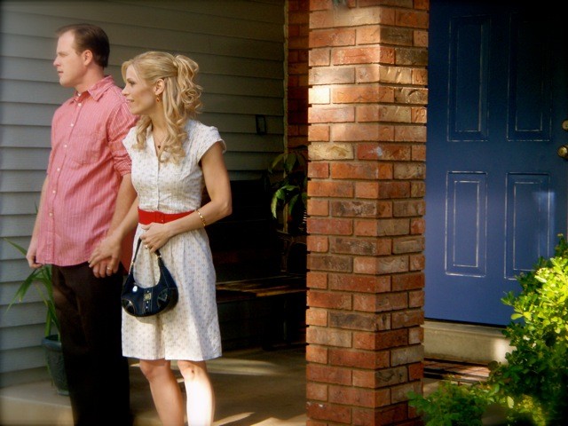 I Live At The House With The Blue Door Fotoğrafı