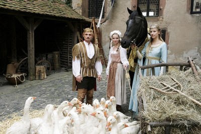 Die Gänsemagd Fotoğrafı