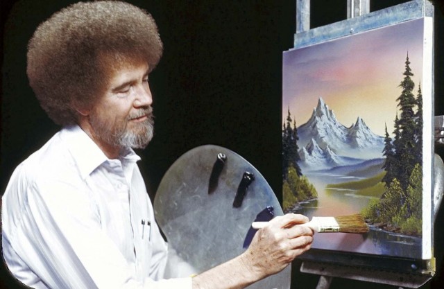 Bob Ross’la Resim Sevinci Fotoğrafları 4