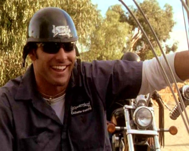 Motorsikletli çocuklar Fotoğrafı