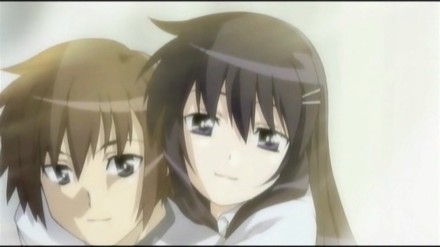Hanbun No Tsuki Ga Noboru Sora Fotoğrafı